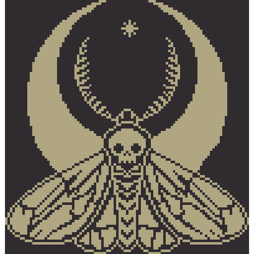 月下骷髅飞蛾