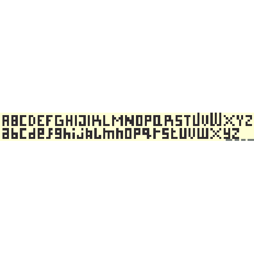 小方块字母