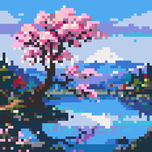 樱花湖畔