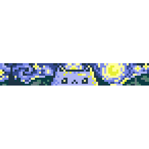 梵高星空猫