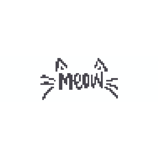 猫咪字