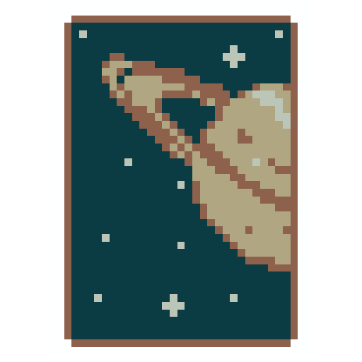 星月土星挂件