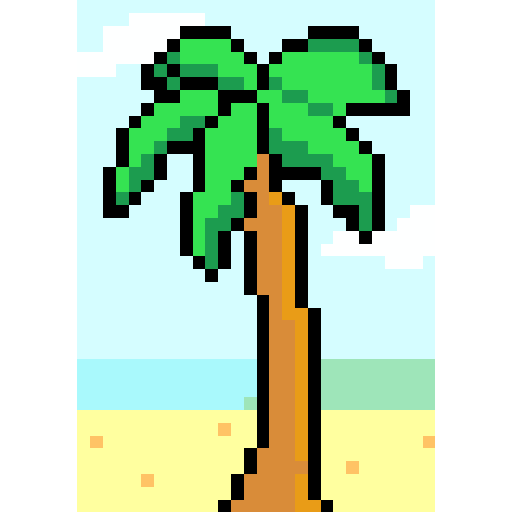 椰树海滩