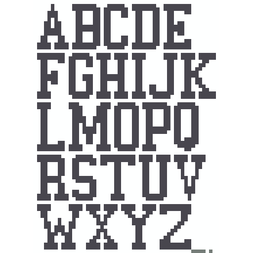 大学字体