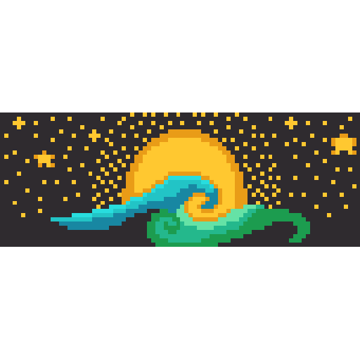 星光银河海洋 - 风景建筑 - 86 × 32 - 拼豆图纸与作品详情