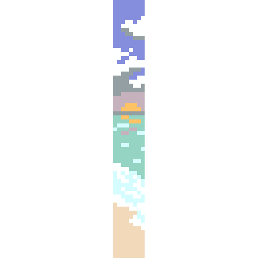 沙滩日落