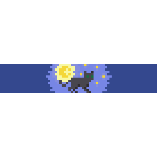 月夜黑猫