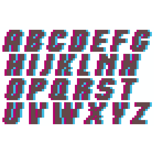 3D字母