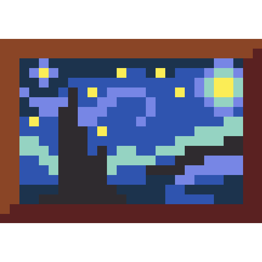 梵高 星月夜