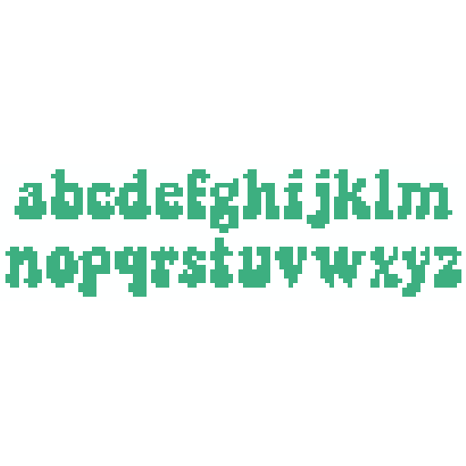 可爱小写字母