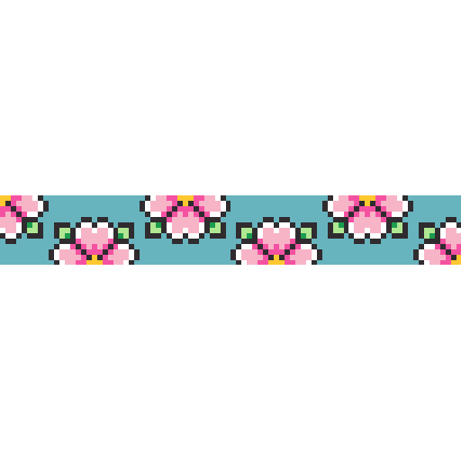 交替花朵