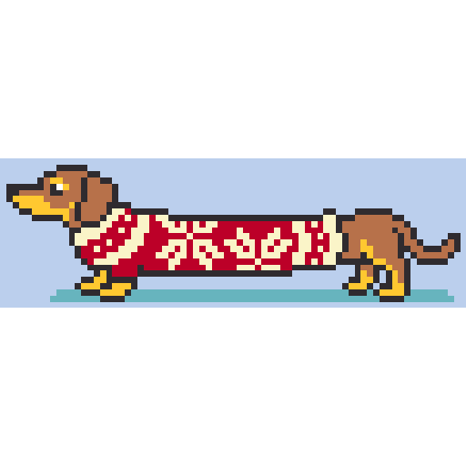 穿毛衣腊肠犬