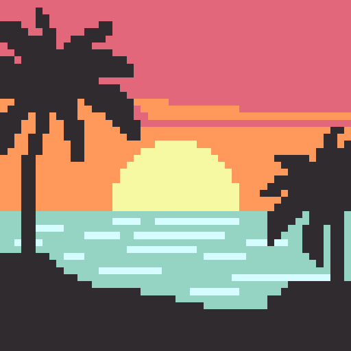 夏日海滩挂画
