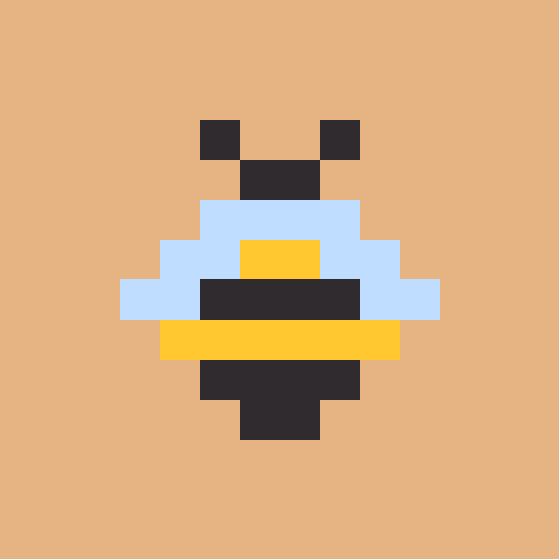 8bit蜜蜂挂件