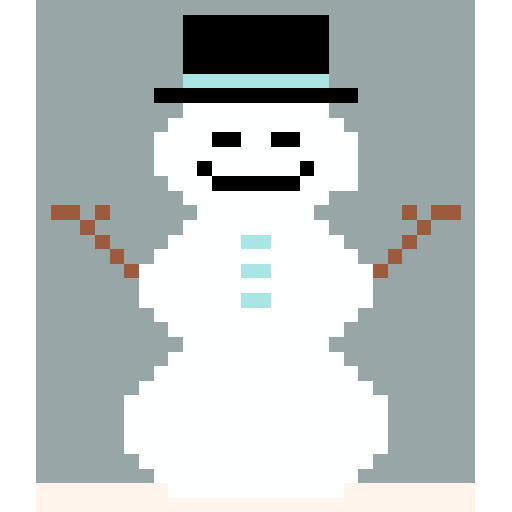 可爱雪人